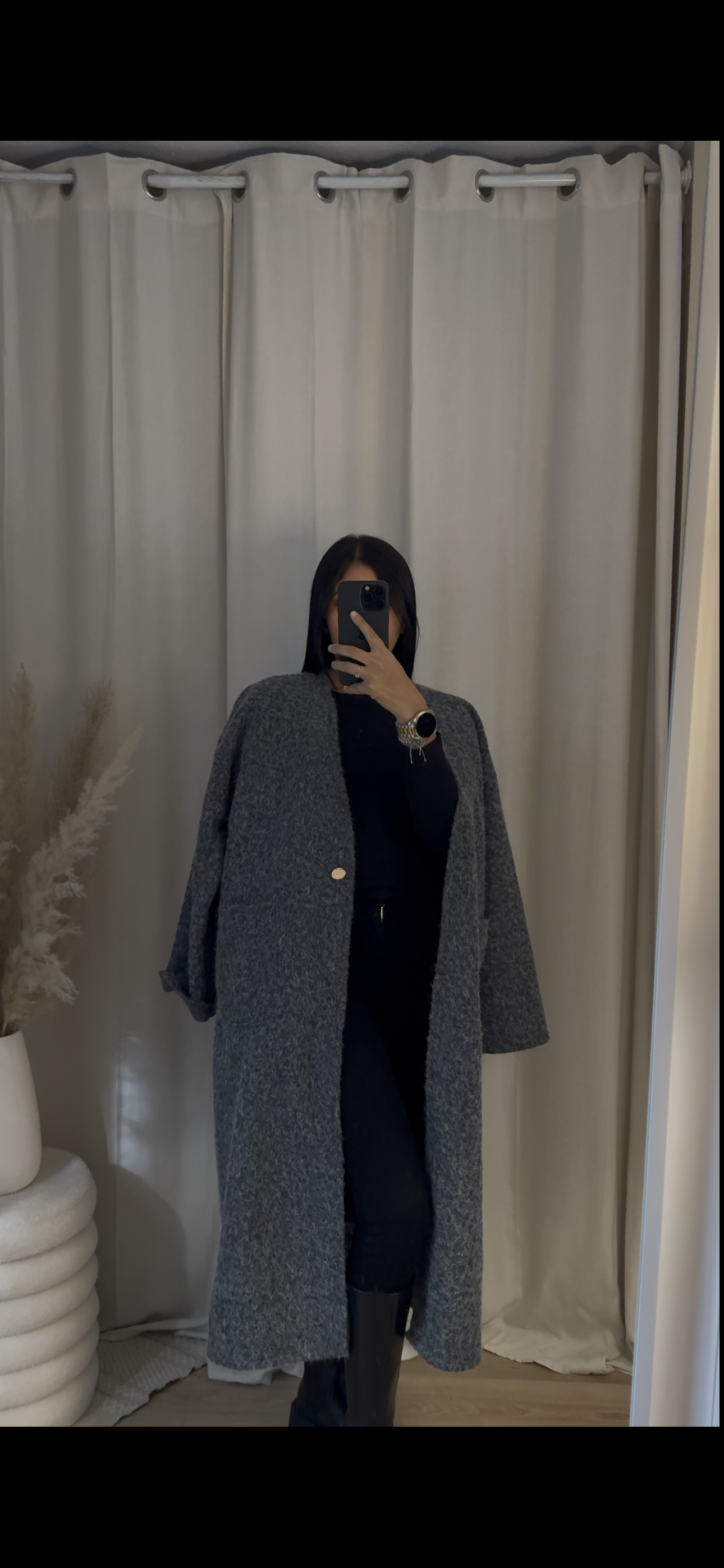 Manteau Agathe Gris